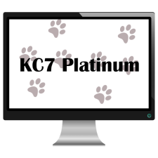 Computer screen with "KC7 Platinum" on screen